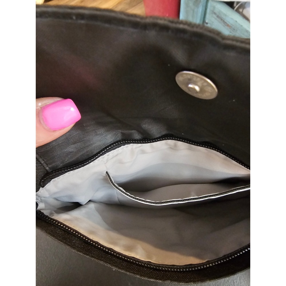 Travelon Crossbody Bag Small 8x10 Women Black Anti-Theft RFID st12 - Picture 7 of 8